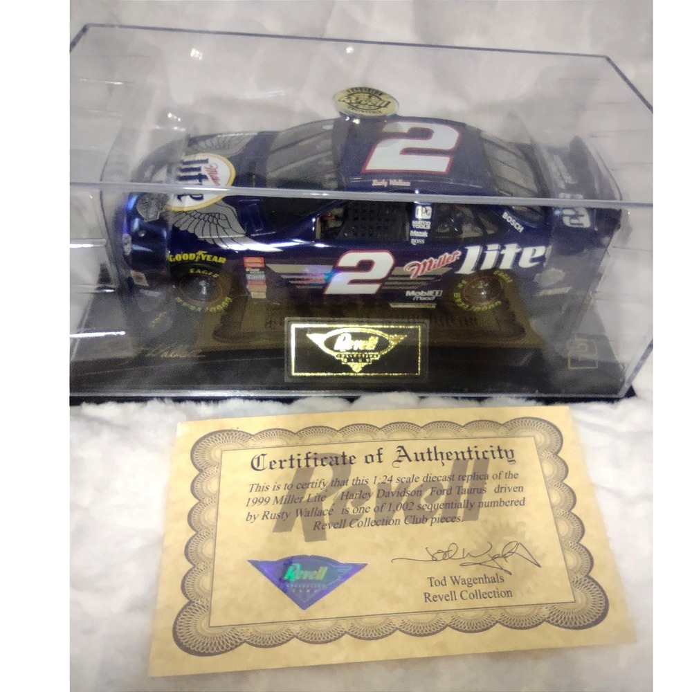 Revell 1:24 1999 Miller Lite Rusty Wallace Harley Davidson Ford Taurus‎ Diecast